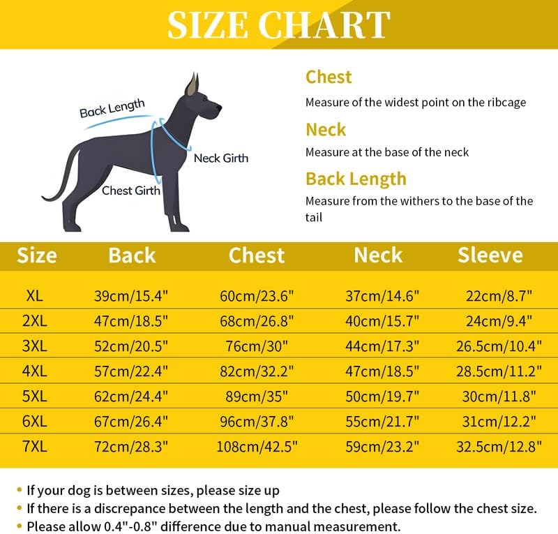 סוודר גדול כלבים פיג ' מה, ארוך שרוול כלב סירוס נמתח סרבל, 4 רגליים כלב סרבל תינוקות חולצה עם מרפק רפידות, מלא