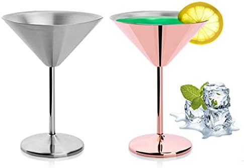 Cujux Creative Martini קוקטייל ויסקי זכוכית מותאמת אישית נירוסטה עיצוב שיק עיצוב בר יין מסעדת