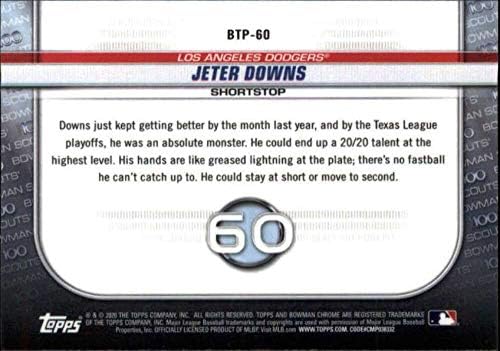 2020 Bowman Chrome Scouts Top 100BTP-60 Jeter Downs Los Angeles Dodger