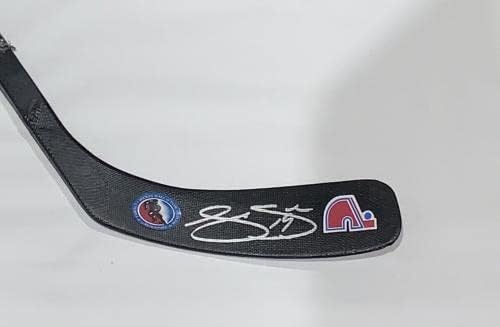 ג'ו סאקיץ 'חתום הוקי מקל קוויבק נורדיקים הוכחת HOF JSA COA - מקלות NHL עם חתימה