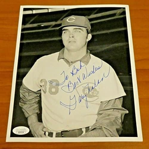 גארי נולן חתום על בייסבול בייסבול 8x10 עם JSA COA - תמונות MLB עם חתימה