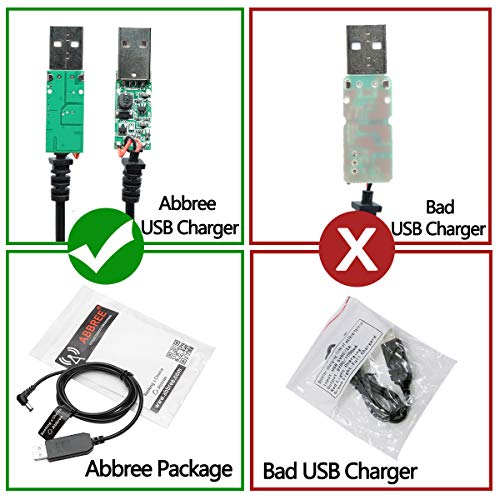 Baofeng UV-5R מחוון כבל מטען USB נייד עם אור עבור UV5R UV-82 BF-F8HP GT-3 UV-9R פלוס מטען רדיו
