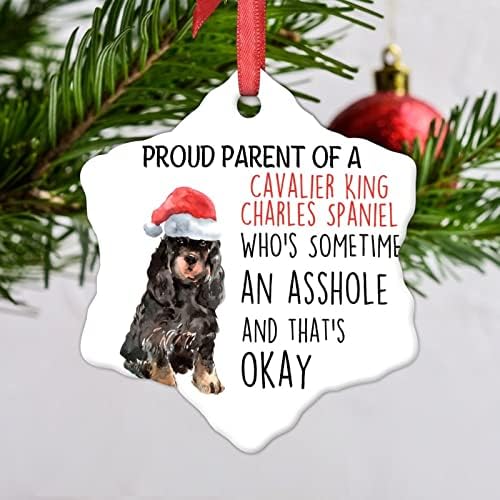 הורה גאה לכלב קישוטים לחג המולד כלב חג המולד דלמטים קישוטי עץ חג המולד קישוטי קרמיקה כלב מותאם