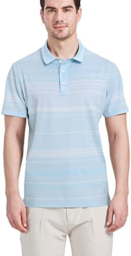 חולצות גולף גברים של חולצות גולף עם שרוול קצר ביצועי הדפסת לחות מנדפת חולצות גולף פולו לגברים