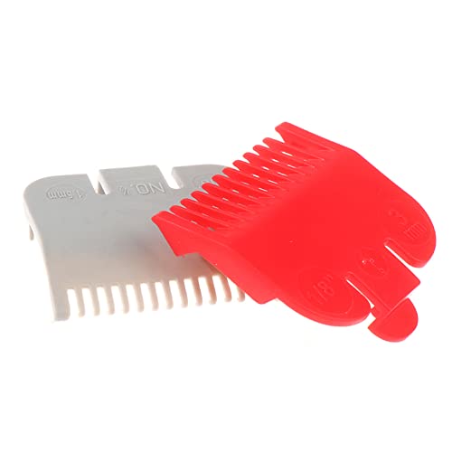 2/3 יחידות גבול שיער מסרק פלסטיק גבולות מסרק מדריך החלפת שיער גוזם כלים נהדר עבור שיער קוצץ-בקוצצי שיער