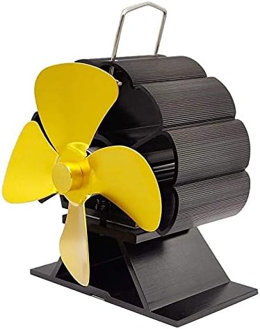 אח רדיאטור אנרגיה חיסכון 4 להב תנור מאוורר-שקט חום מופעל עץ / יומן צורב מאוורר - ידידותי לסביבה