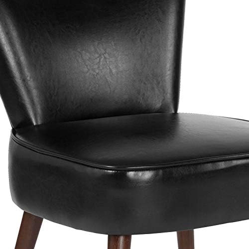 ריהוט פלאש 2 פק. הרקולס הולוויי סדרת שחור עור רך רטרו כיסא