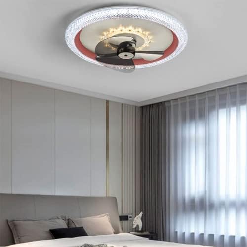 WYLOLIK LED לעומק תאורה מודרנית נורית תקרה מודרנית עם מאווררים 50 וולט תאורת מאוורר בלתי נראית אור