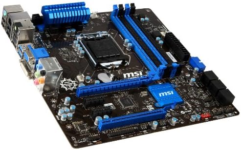MSI MICRO ATX DDR3 1600 LGA 1150 לוח אם, H87M-G43
