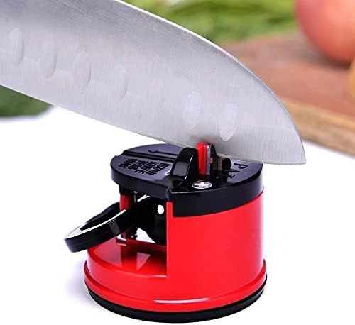 סכין מחדד מאובטח בטיחות סכין מחדד יניקה שף כרית אדום