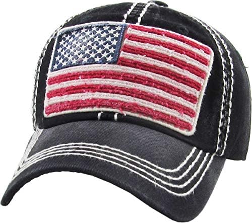 דגל ארהב אמריקה צבאי דק כחול קו דק קו אדום וינטג