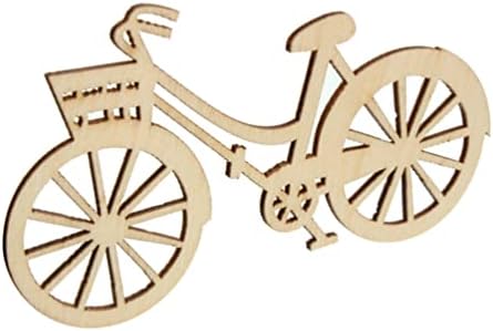 10 יחידות עץ אופניים אופני מגזרת חזיתות פרוסות מלאכות קישוט עבור עשה זאת בעצמך קוצו קישוט קישוט לחתונה