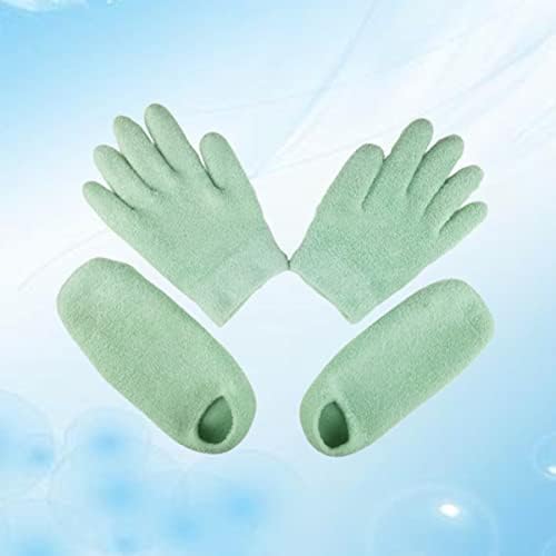 1 סט ידיים לחות מת קרמים עבור גרבי מחוספס ירוק יד העקב רגליים נעלי סלון עקבים עור בית ויבש סדוק ספא של שורשה