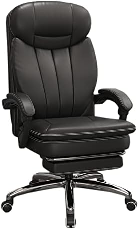 משרד כיסא עור בוס כיסא נוח בישיבה שכיבה תנומה אוניברסלי גלגל מחשב כיסא בית מחקר כיסא