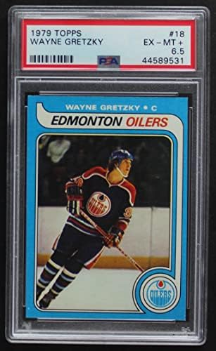 1979 Topps 18 Wayne Gretzky Edmonton Oilers-Hockey PSA 6.50 Oilers-Hocky