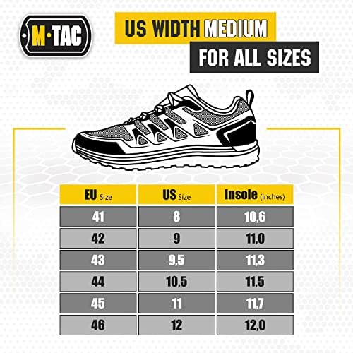 נעלי ספורט מקיץ M -TAC ספורט לגברים - EDC כרית נוחה אווה סוליה - נעלי רשת קלות נשימה