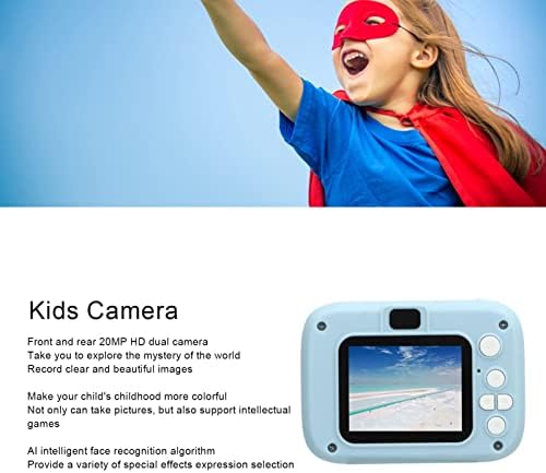 מצלמה כפולה לילדים 20 מגה פיקסל, 1080 מגה פיקסל, 32 גרם, נייד, מיני מצלמת סלפי רב תכליתית לילדים,