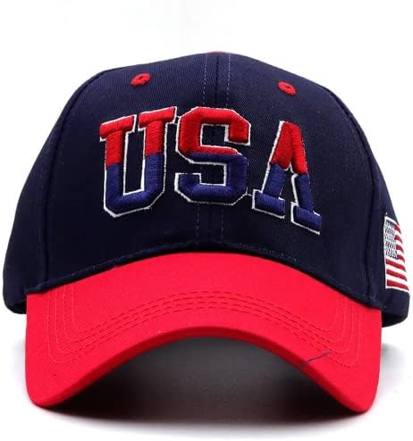 Povosyoung ארהב דגל כובע בייסבול לגברים נשים כותנה כובע סנאפבק יוניסקס אמריקה אמריקה כובעי היפ