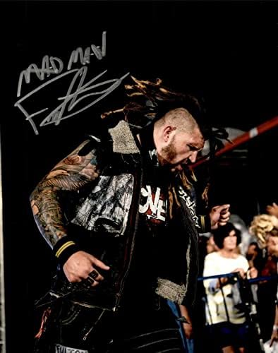 Madman Fulton חתום על כניסת השפעה 8x10 צילום 1 WWE NXT SAWYER - תמונות כדורגל עם חתימה