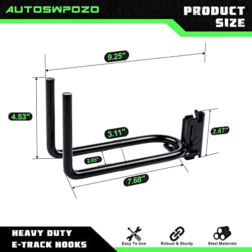 AutoSwpozo 8-Pack E-Track Showl Heavy Showl/Tool Cange