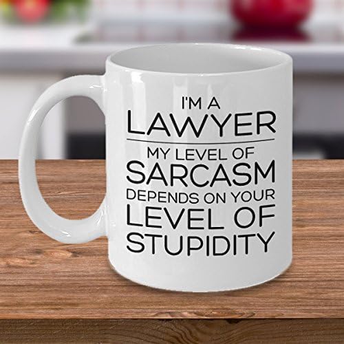 10 גאה מתנות מצחיק עורך דין קפה ספל, אני עורך דין סרקזם חידוש כוס, עורך דין מתנות לנשים גברים, הטוב