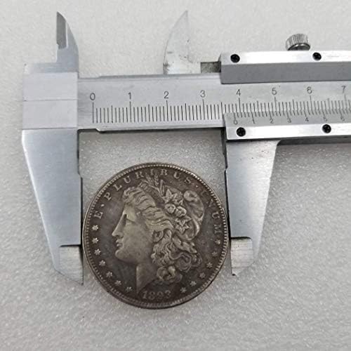 1893-מורגן דולר כסף ציפוי מטבע העתק ארהב ישן מקורי מראש מורגן מזכרות מטבע מזל מטבע אוסף