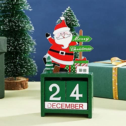 1 יחידות שולחן העבודה חג המולד לוח שנה קריקטורה סעיף סנטה עץ לוח שנה החג שמח לוח שנה חג המולד קישוט