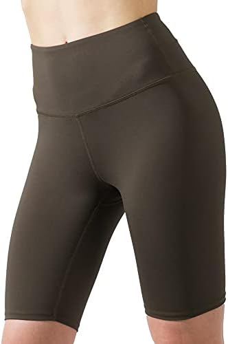 מכנסיים קצרים של אופנוענים של אג'יסאי לנשים, דחיסת אימון היוגה המותניים הגבוהה במותניים קצרים-9 -9