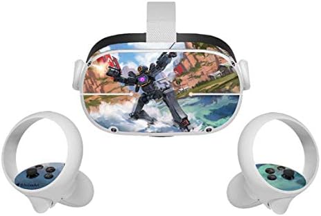 Battle Royale Legend Shooting Video Game Oculus Quest 2 Skin vr 2 עורות אוזניות עורות ובקרים מדבקות