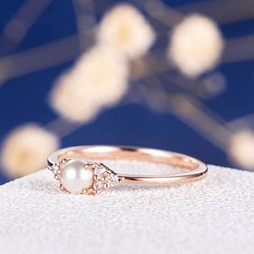 2023 יהלום פרל לנשים חדשות טבעת טבעת מעוטרת טבעת טבעת טבעת טבעת 1