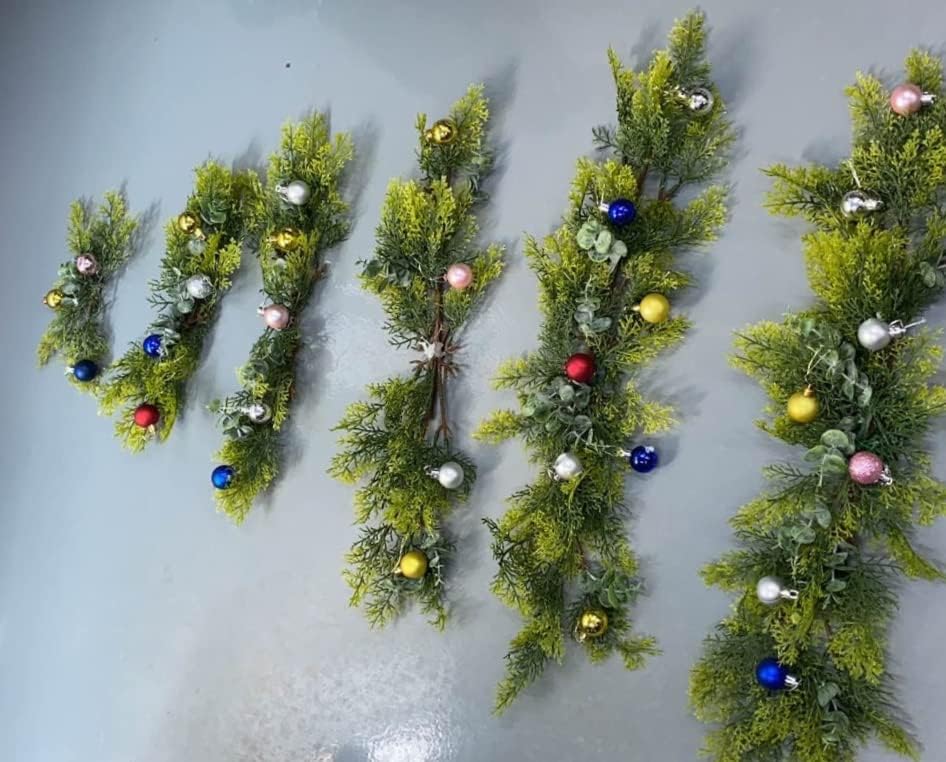 עצי חג מולד מיני - 2022 קיר קלטות עץ חג המולד רכוב על עצי חג המולד תליון בית תלוי עץ חג מולד