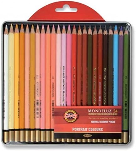 Koh-i-noor mondeluz דיוקן אקוורל עפרונות צבעוניים