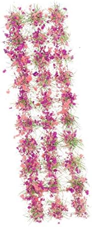 חריץ 2 גיליונות דבקים עצמיים מקבצי אשכול פרחים צבעוניים ליציאת ציוד פרחוני רכבת עיצוב מיניאטורה