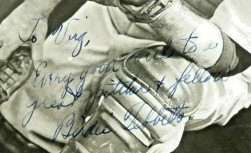 Birdie Tebbetts חתום וינטג '8x10 צילום - תמונות MLB עם חתימה