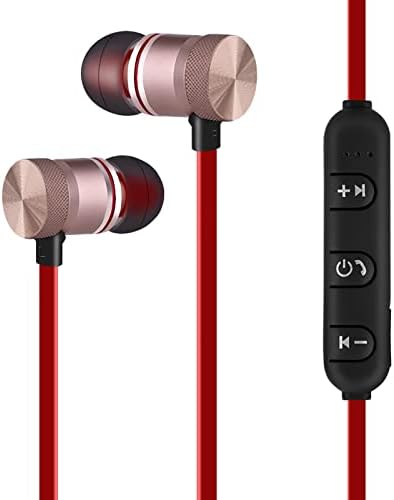 אוזניות Qiilu Bluetooth אוזניות מגנטיות מגנטיות אלחוטיות אלחוטיות Bluetooth אוזניות אוזניות אוזניות ספורט