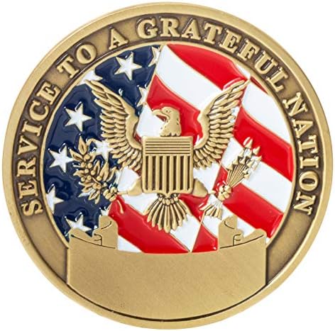 שירות USAF הוותיק של חיל האוויר של ארצות הברית למדינה אסירת תודה עם מטבע אתגר Eagle