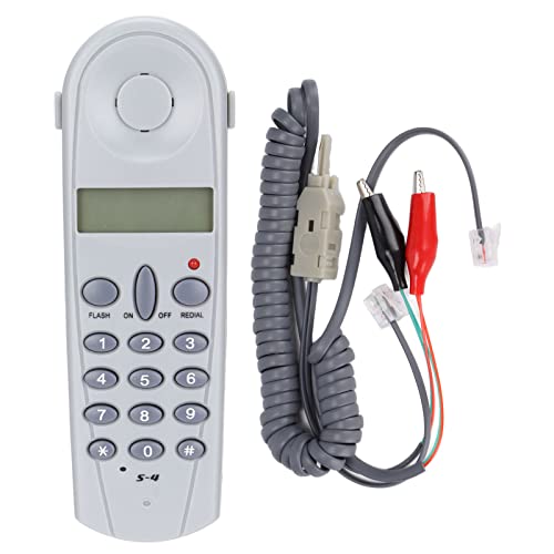 טלפון טלפון בודק כבלים, כבל כלי בדיקת בתים עם מחברים ונגרות, FSK/DTMF זיהוי אוטומטי, זיהוי שיחה/מתקשר/זיהוי
