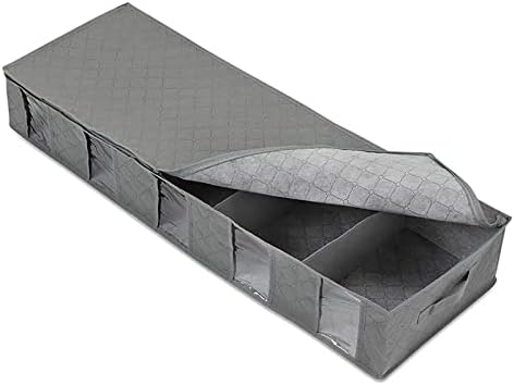 Xiexiebuy מתחת לאחסון מיטה שקית אחסון שקית בגדים גדולים במיוחד מיון מתקפל שטוח מתחת לתא תיבת אחסון