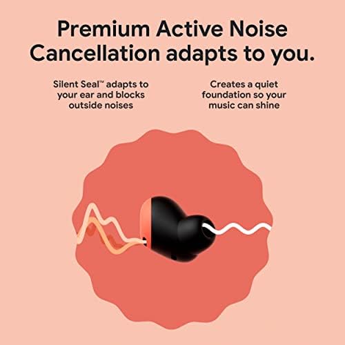 ניצני פיקסל של גוגל פרו-אוזניות מבטלות רעשים-חיי סוללה של עד 31 שעות עם מארז טעינה-אוזניות בלוטות '