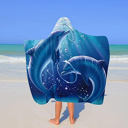 דולפין סלעית חוף מגבת ילדים סלעית אמבט מגבת חוף מגבת בנות בני בריכת בריכת רפסודות וצף עבור בנות