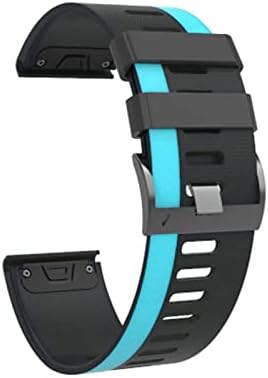 Haodee 22 26 ממ רצועות שעון QuickFit צבעוניות עבור Garmin fenix 7 7x סיליקון EasyFit Watch צמחי כף היד