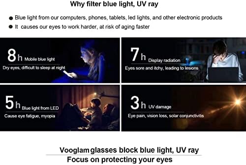 כיכר כחול אור חסימת משקפיים לנשים גברים אנטי לחץ בעיניים משקפי ג ' וסלין