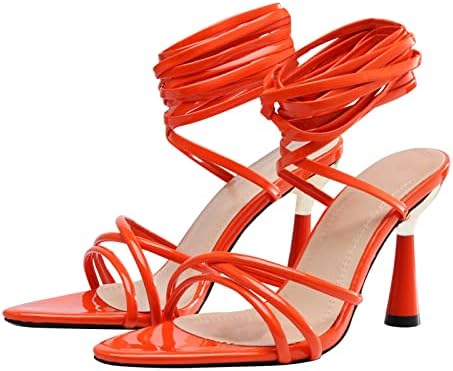 נשים סנדליות עם קשת תומכות באופנה נשים רצועות צלב קיץ נוחות נעלי עקב גבוהות נוחות צץ בוהן סנדלים נושמים