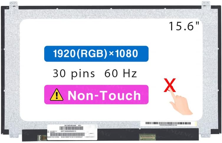 החלפת מסך ל- HP Probook 650 G5 15.6 FHD 1920 * 1080 30 PIN לוח תצוגה LCD ללא מגע