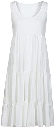 נשים שמלת נדנדה קפלים נגד צוואר זורם מזדמן רופף כושר שמלות טוניקה לחג שמלות משמרת אביב שמלת חולצת קיץ