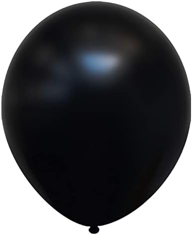 כדור בלון שחור מיני אינץ 'מיני טקס בלוני לטקס לקישוטים למסיבות -100 יחידות.