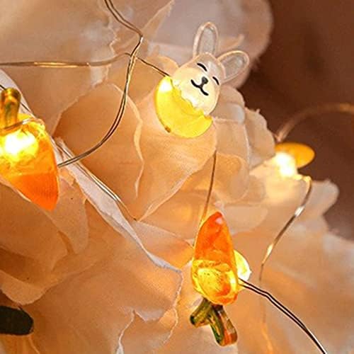 אורות מחרוזת אורות מחרוזת בצורת חג הפסחא קישוט תלוי ויטראז ציפורים עבור חלונות