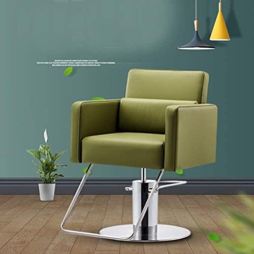 כיסא מספרה דפונסה כיסא תסרוקת קלאסי כיסא סלון מספרה מודרנית כיסא הרמה כסאות מסתובבים כסאות שיער ירוק