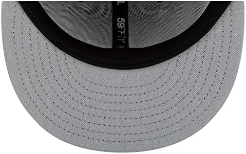 עידן חדש לוס אנג 'לס דודג' רס 59 חמישים מצויד כובע, למבוגרים, שחור / לבן