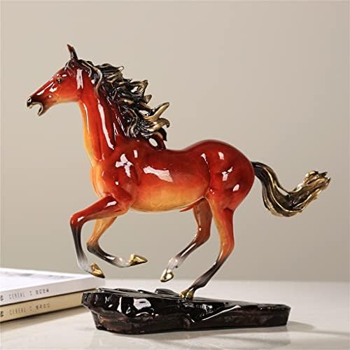 סוס סוס סוס פליז של SDGH סוס להצלחה בסלון קישוטים לקירור יין קישוטי שולחן עבודה משרד
